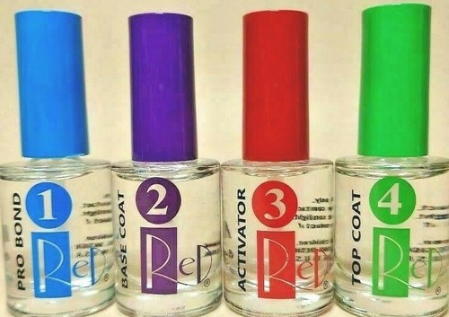 Red dip powder liquid - red,