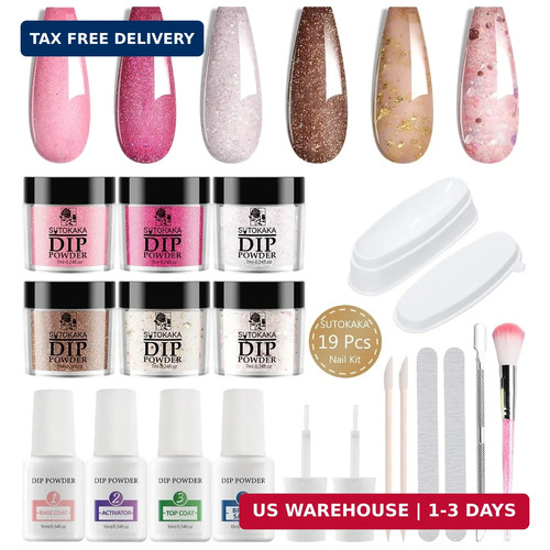 Dip powder nail kit - dip, 6